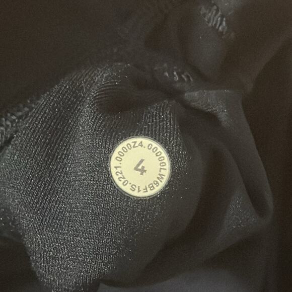 Lululemon Wunder Under Scallop High Rise 23” Crop Leggings True Navy Size 4 - Picture 4 of 7